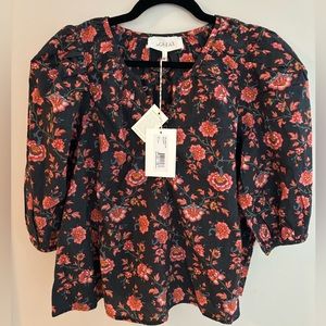 NWT The Great. Ravine top in antique floral sz 3